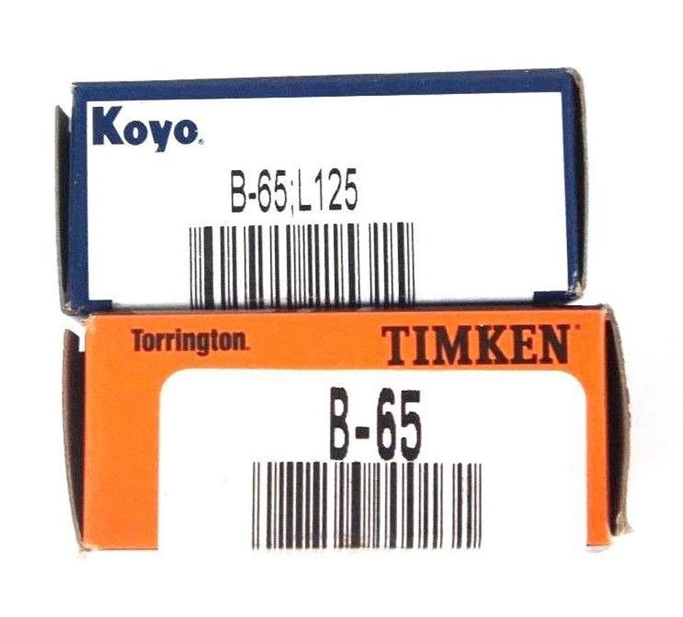 Used LOT OF 10 NEW KOYO & TIMKEN B-65 NEEDLE BEARINGS B65