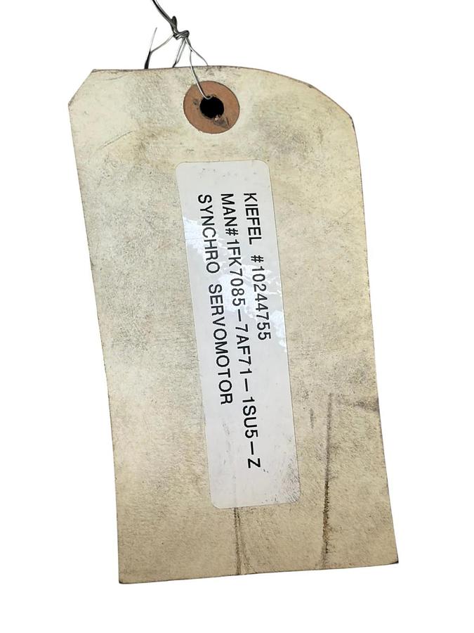 Siemens 1FK7085-7AF71-1SU5-Z Servo Motor w/Stober K302SG0060 Gearbox 6:1 Ratio