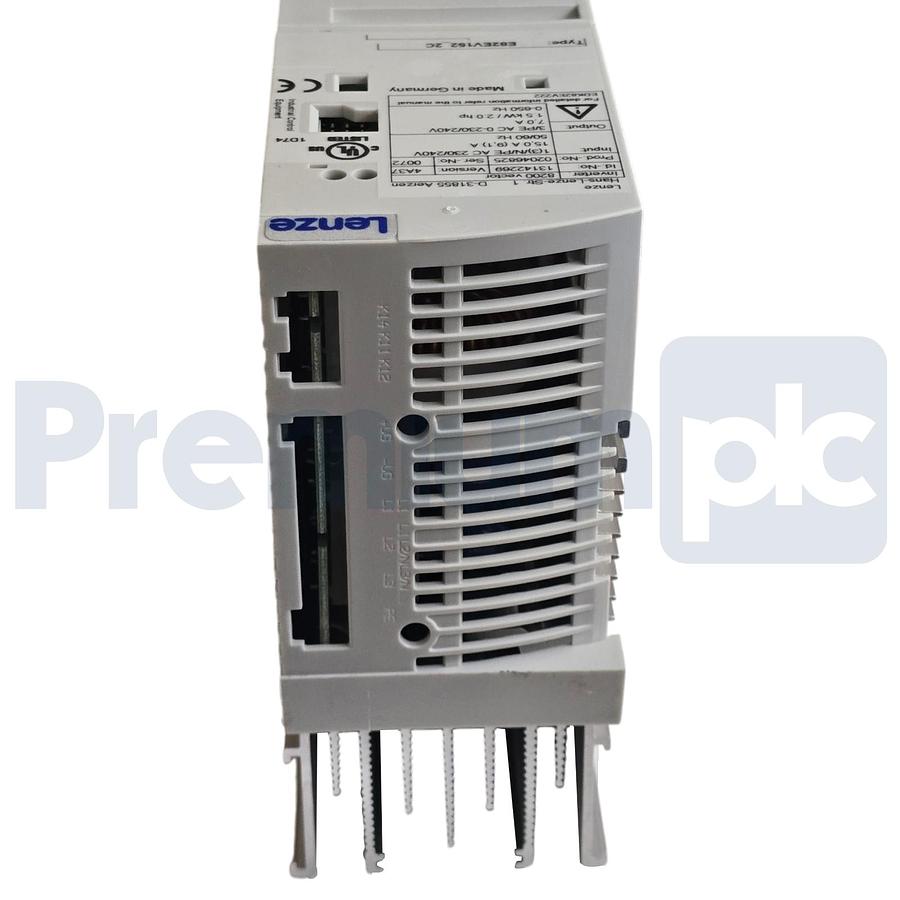 Used Lenze E82EV152K2C 8200 Vector Frequency Inverter 1.5kW 230V 1/3-Ph 13142269 NSMP