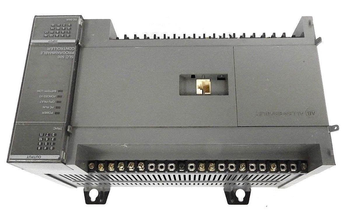 Used ALLEN BRADLEY 1747-L30D PROCESSOR UNIT 1747L30D SLC 500, 30 I/O, SER. B, FRN. 6