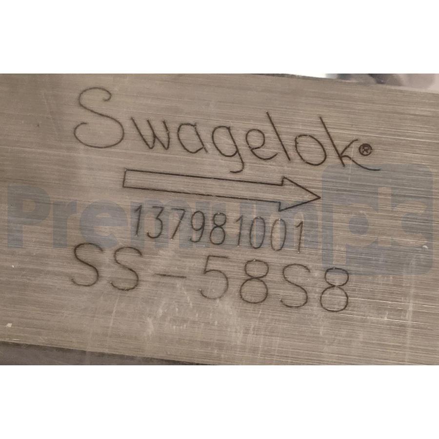 Swagelok SS-58S8 316SS Lift Check Valve 2.20 Cv 1/2" in Tube 6000psig SS58S8 NEW
