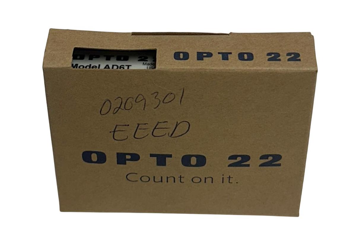 Used OPTO 22 AD6T I/O MODULE 0-5VDC INPUT ISOLATED ANALOG NSMP