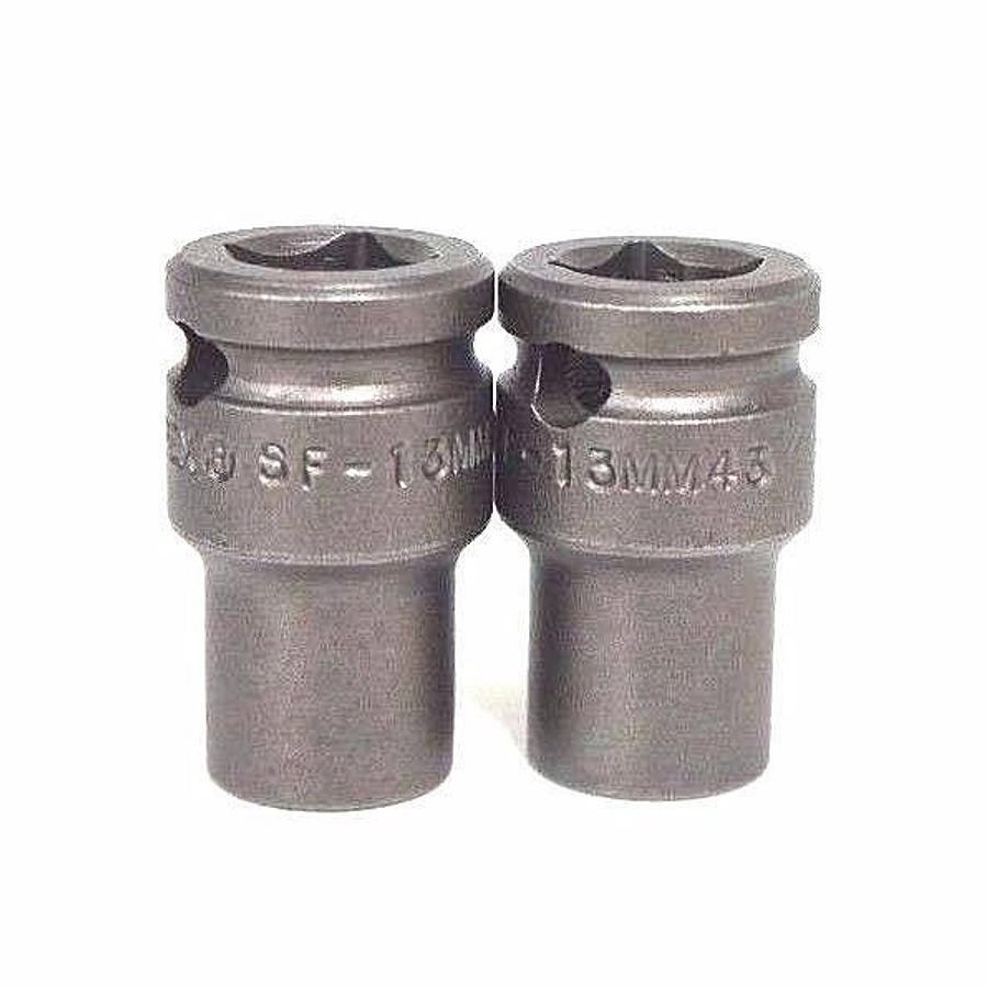 Used LOT OF 15 NEW APEX SF-13MM43 SHALLOW WELL METRIC SOCKET 3/8" DRIVE 13MM SF13MM43