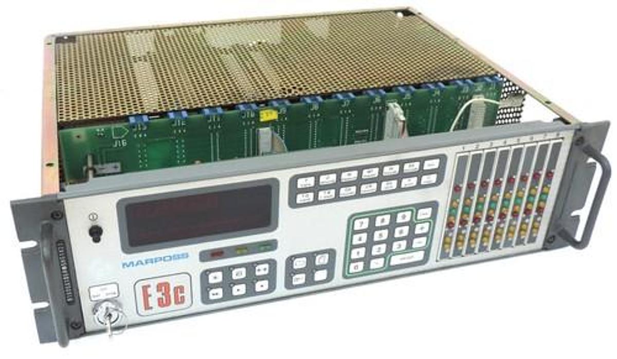 Used MARPOSS E3C AMPLIFIER E-3C PROCESS CONTROLLER MEASUREMENT GAUGE METER E-3C
