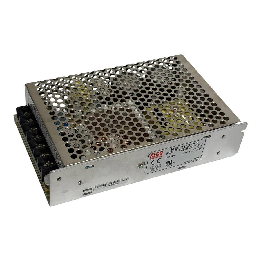 New Mean Well RS-100-12 Switching Power Supply 12V 8.5A 102W Enclosed