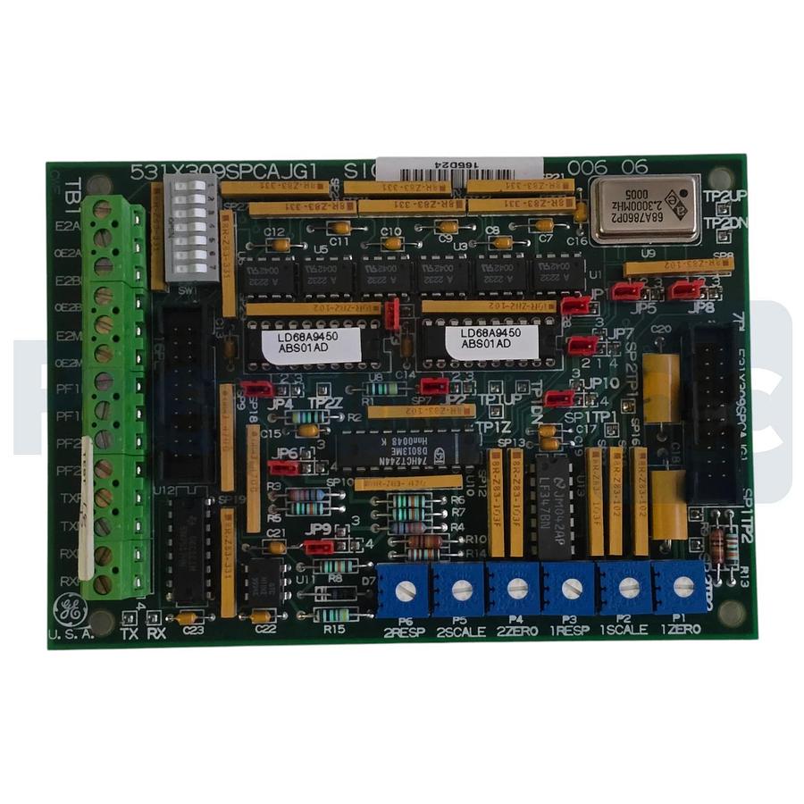 GE Drive 531X309SPCAJG1 Mark V Speedtronic Turbine Signal Processor Board NSNP