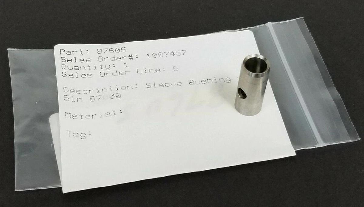 Used NEW BAUMANN 87605 BUSHING SLEEVE 5in 87000