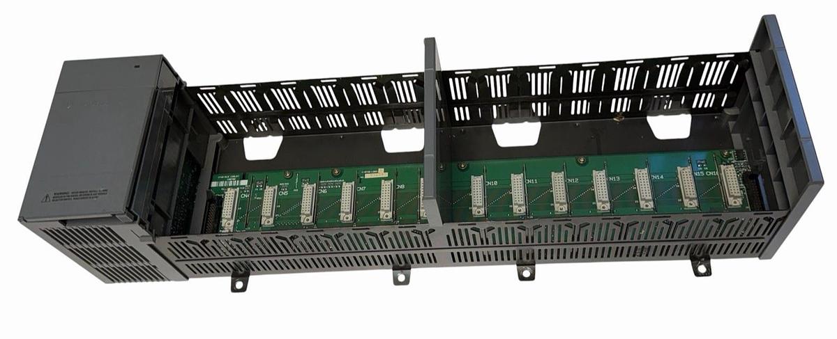 Used ALLEN BRADLEY 1746-A13 /A 13-SLOT RACK W/ 1746-P2 /C POWER SUPPLY