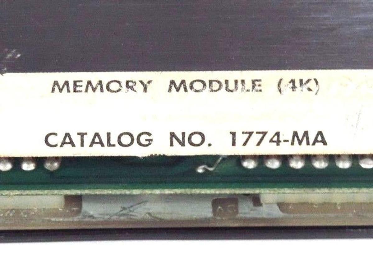 Used ALLEN BRADLEY 1774-MA 4K MEMORY MODULE 1774MA