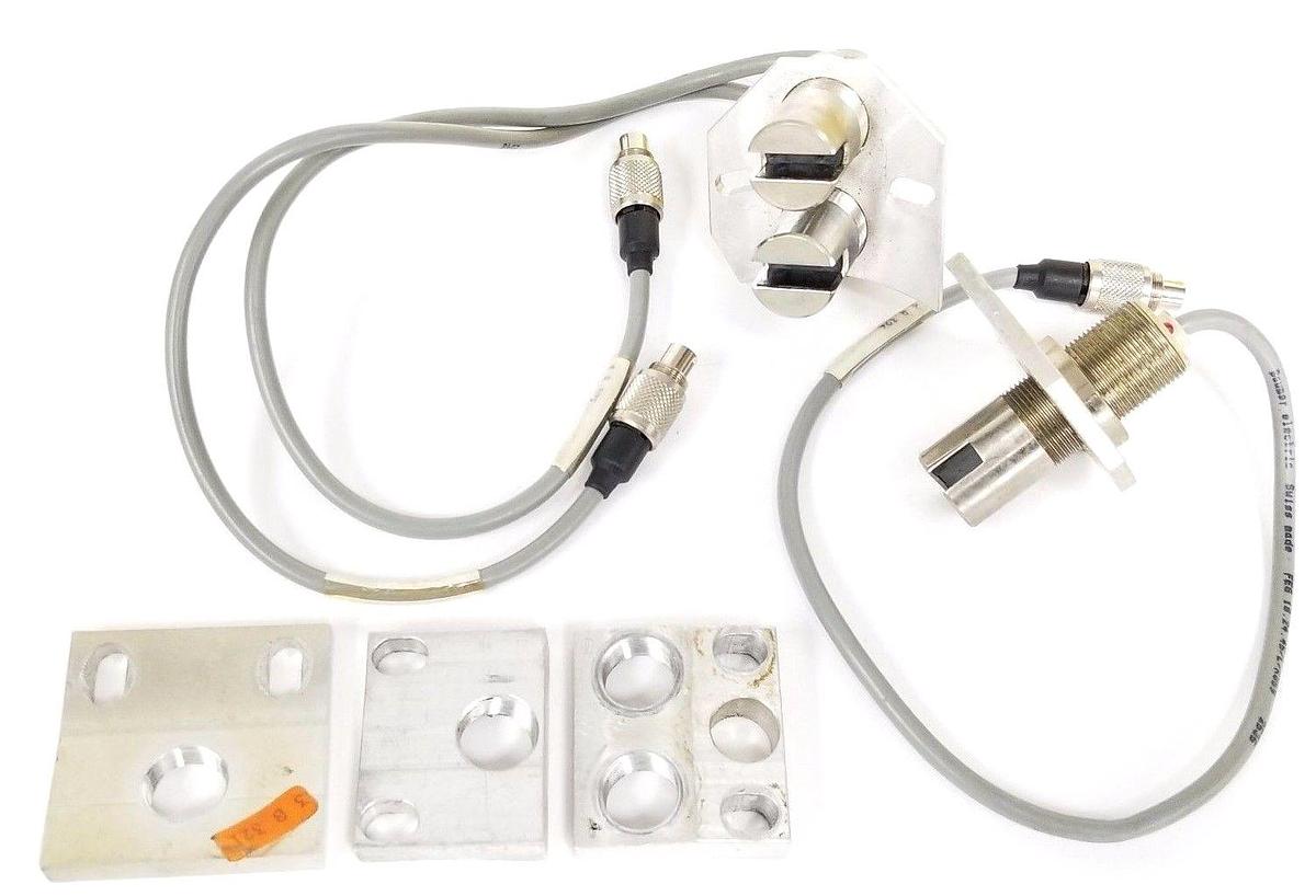 Used LOT OF 3 BAUMER ELECTRIC FEG18.24.45/L/K859 TRANSMISSIVE SWITCHES