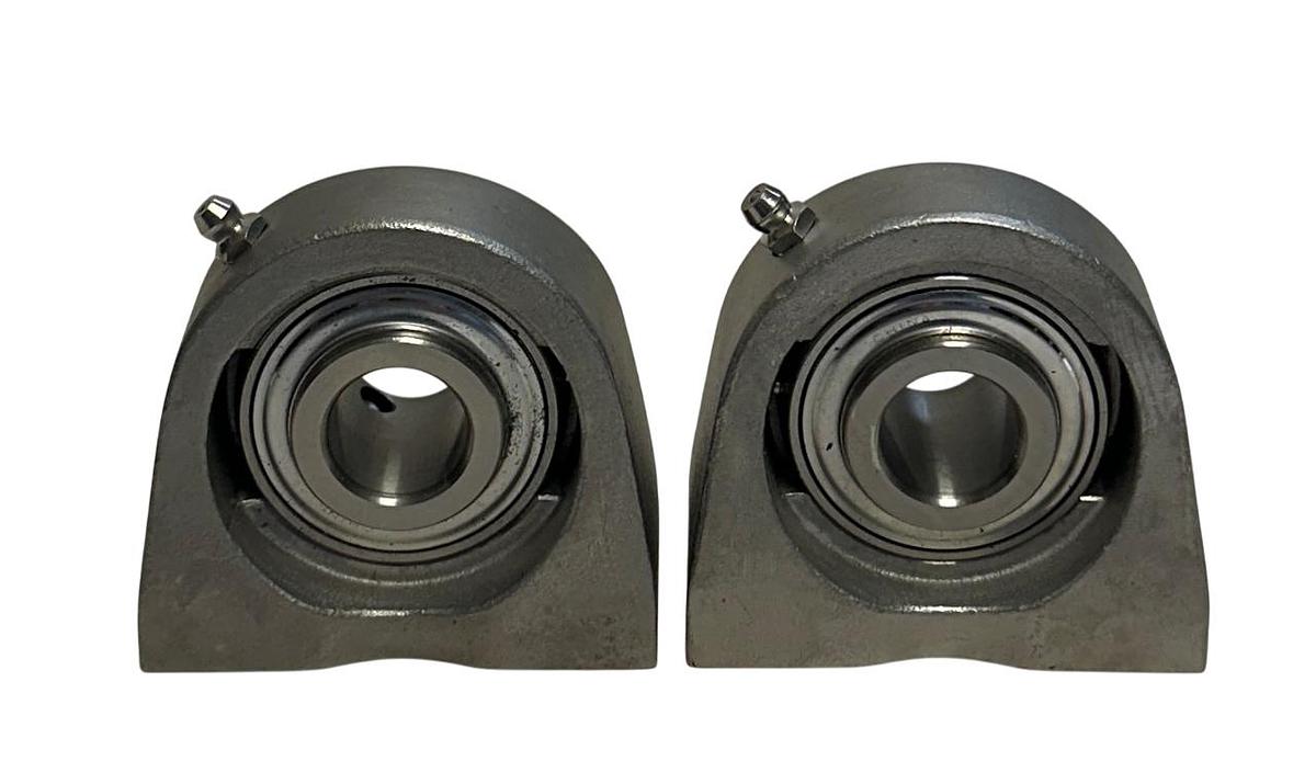Used 2 IPTCI SUC204-12 / SPA204 STAINLESS PILLOW BLOCK BEARINGS OEM NSNP