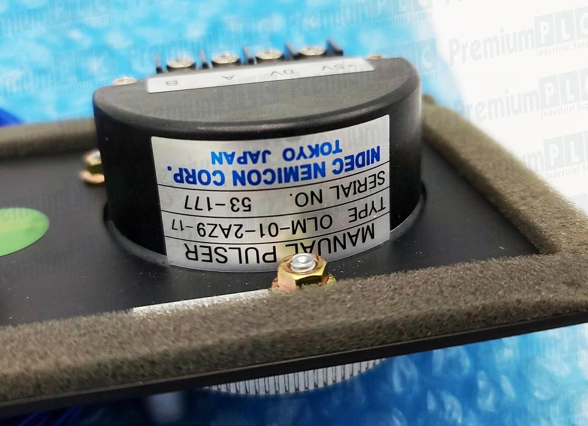 Used MAKINO EXMTC005 MANUAL PULSE GENERATOR NIDEC NEMICON OLM-01-2AZ9-17