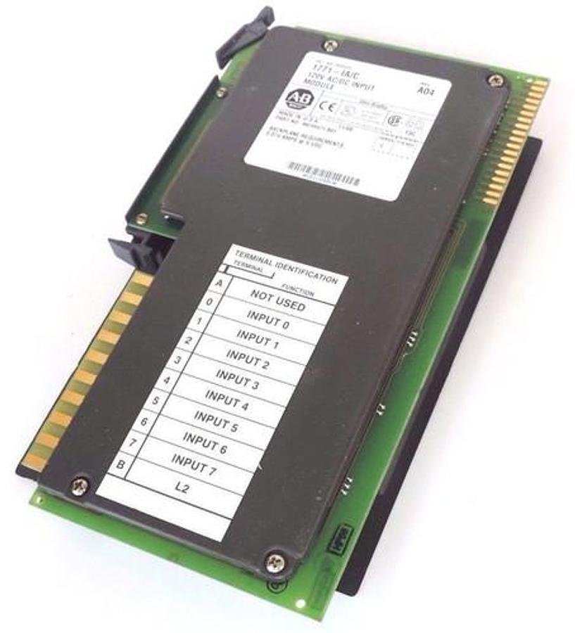 Used ALLEN BRADLEY 1771-IA/C 120V AC/DC INPUT MODULE REV. A04