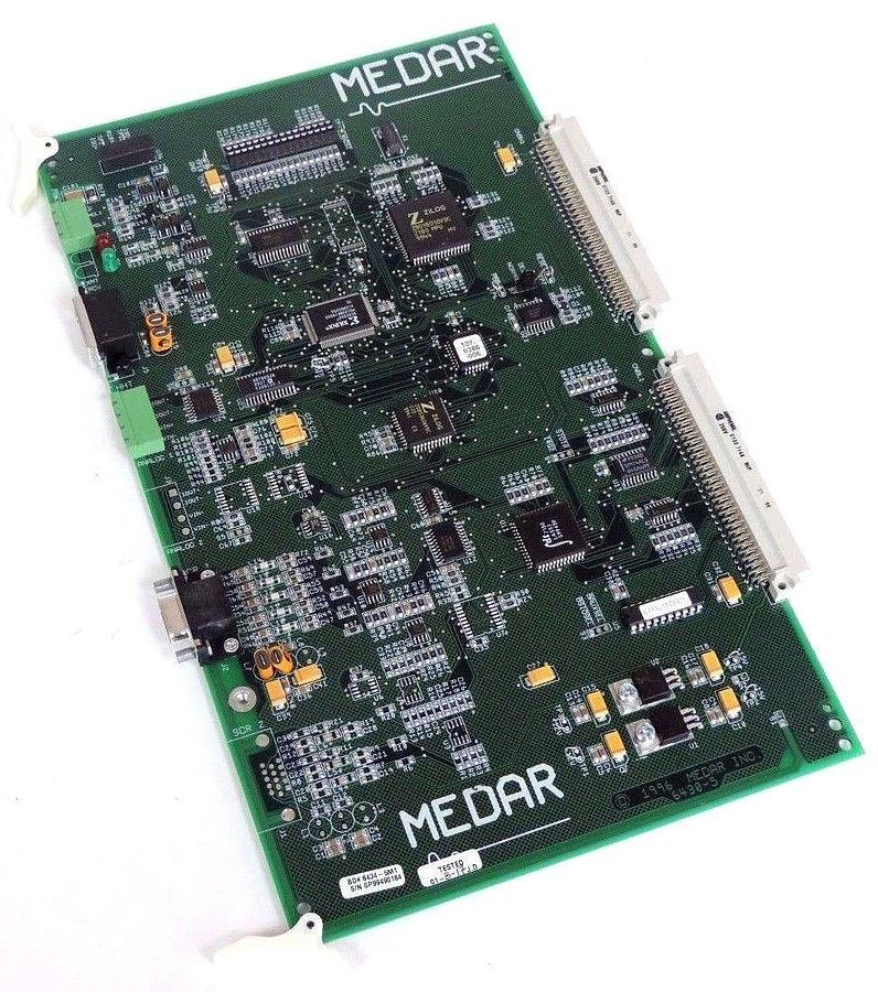 Used REPAIRED MEDAR 900-6434-5M1 INTEGRATED PROCESSOR BOARD 6430-5 90064345M1