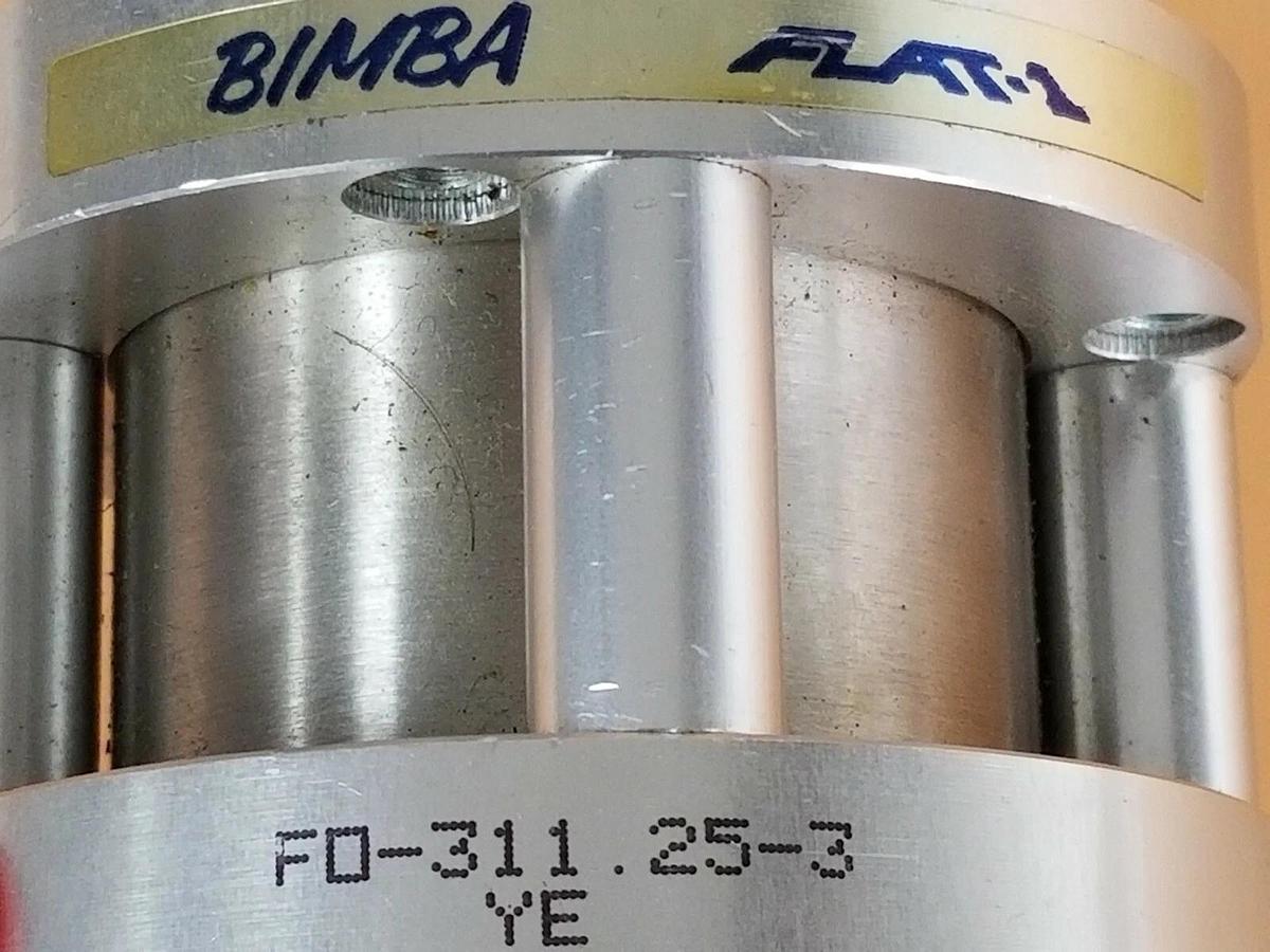 NEW BIMBA FO-311.25-3 YE FLAT-1 PNEUMATIC CYLINDER 2'' IN. BORE 1-1/2'' IN. STR.