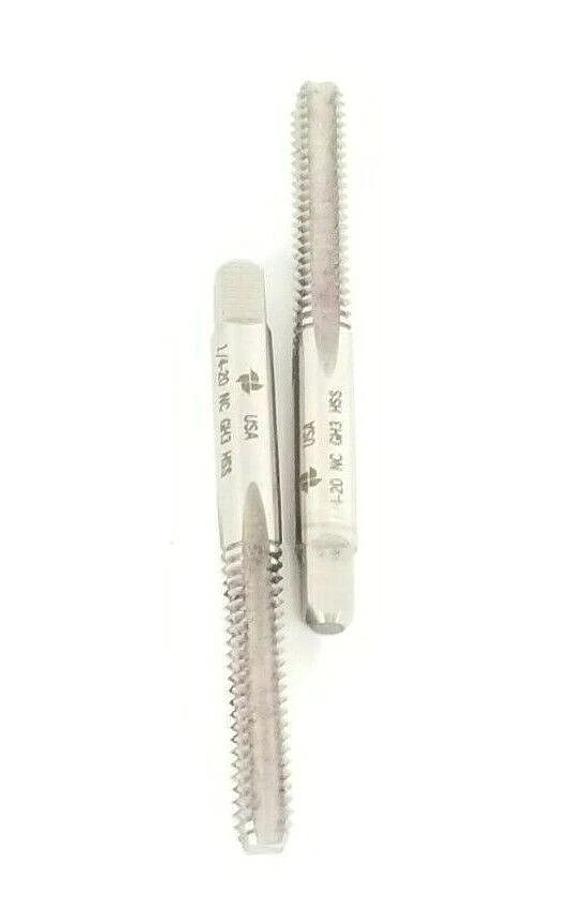 LOT OF 2 NEW USA TAP 1/4-20-NC-GH3-HSS PLUG HAND TAPS
