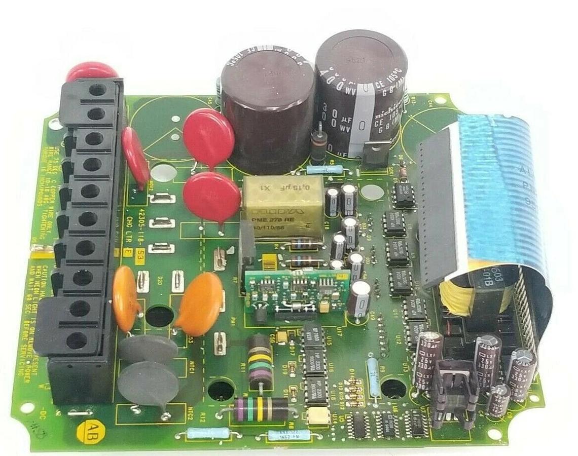 Used ALLEN BRADLEY 42305-118-53E CONTROL BOARD 42305-112-51 , W/ PM10RHB120
