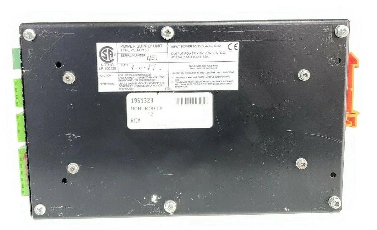 Refurbished MONTRONIX PSU-C/150 POWER SUPPLY 90-250V 47/63HZ 5A 18VDC PSUC150 (REPAIRED)