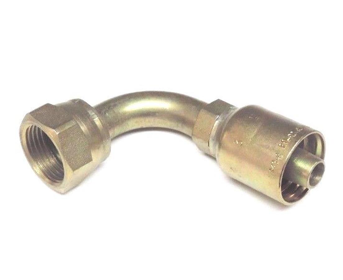 Used LOT OF 10 NEW PARKER 13943-12-8 CRIMP HOSE FITTINGS 3/4" X #12 FEMALE JIC 37