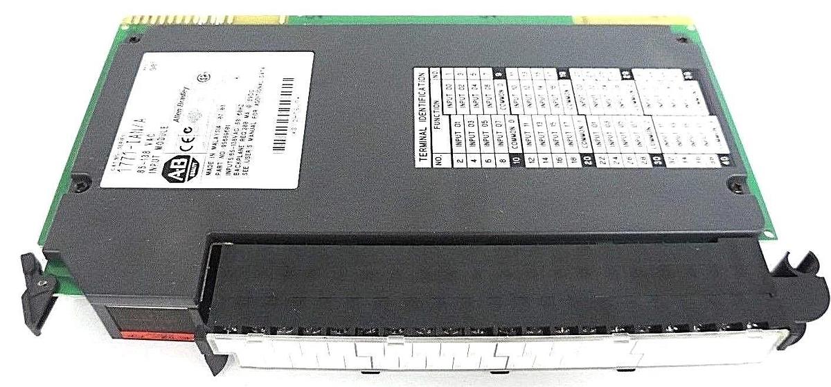 Used ALLEN BRADLEY 1771-IAN/A SER. A, REV. D01 INPUT MODULE 85-138VAC, 95689601