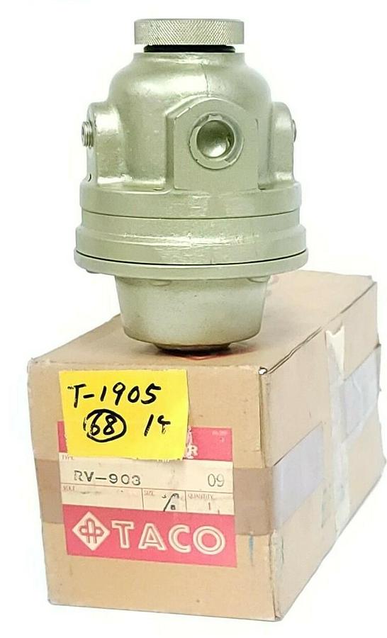 NIB TACO RV-903 REGULATOR RV903