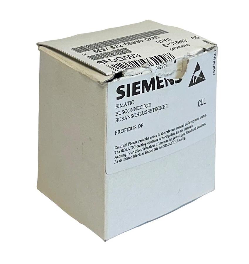 Used SIEMENS 6ES7 972-0BB50-0XA0 / 6ES79720BB500XA0 SIMATIC CONNECTOR PROFIBUS NSMP