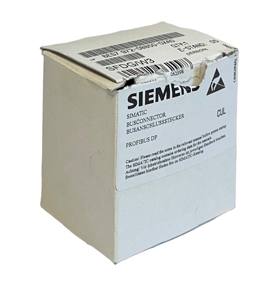 Used SIEMENS 6ES7 972-0BB50-0XA0 / 6ES79720BB500XA0 SIMATIC CONNECTOR PROFIBUS NSMP