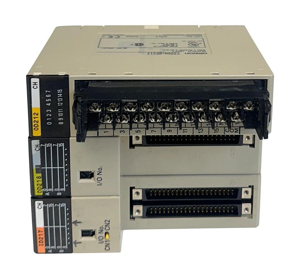 Used 3 OMRON SYSMAC C200H-OD212 / C200H-ID217 / C200H-OD218 INPUT/OUTPUT MODULES USNP