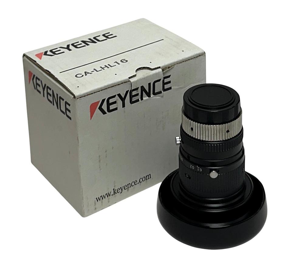 Used KEYENCE CA-LHL16 / CALHL16 OEM MACHINE VISION SYSTEM LENS HIGH-RES 18mm NSMP