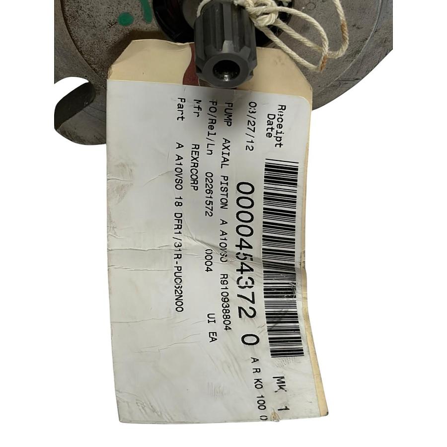 Used Rexroth R910938804 A10VSO 18 DFR1/31R-PUC62N00 Axial Piston Pump New