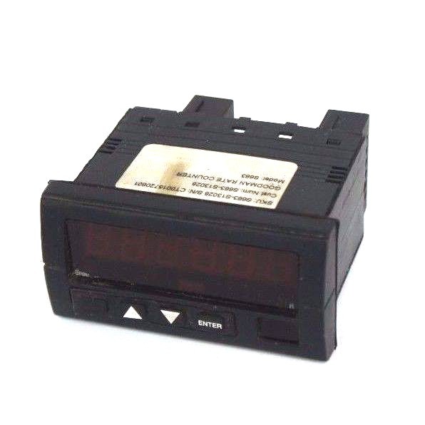 Used GOODMAN S663-S13028 RATE COUNTER MODEL: S663