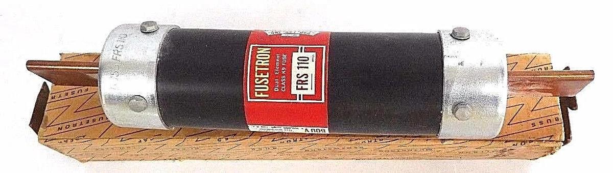 Used NIB BUSSMANN FUSETRON FRS-110 CLASS K9 DUEL-ELEMENT FUSE FRS110