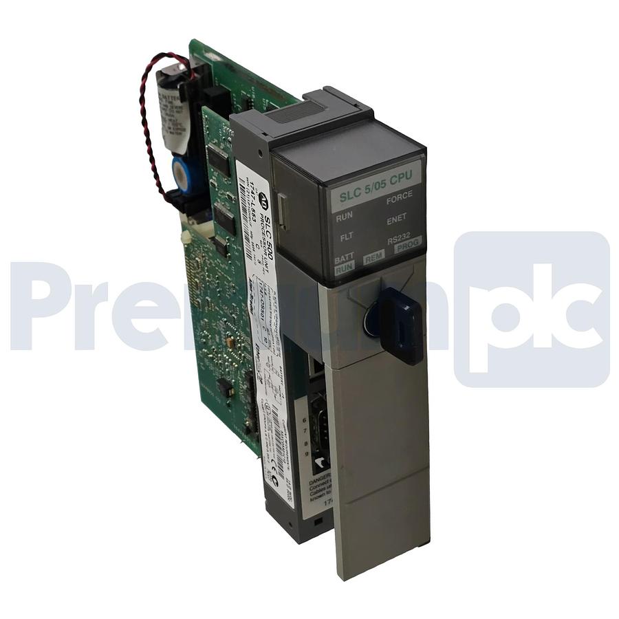Used Allen-Bradley 1747-L553 /C SLC 5/05 CPU Processor Unit 64K EtherNet/IP FRN. 10