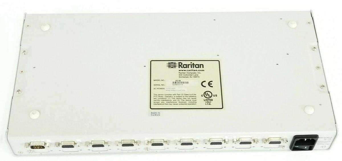 Used NIB RARITAN MODEL: VD18 VIDEOSHARE CONSOLE 115V/230V 60/50HZ .5A/.25A CMV1MP