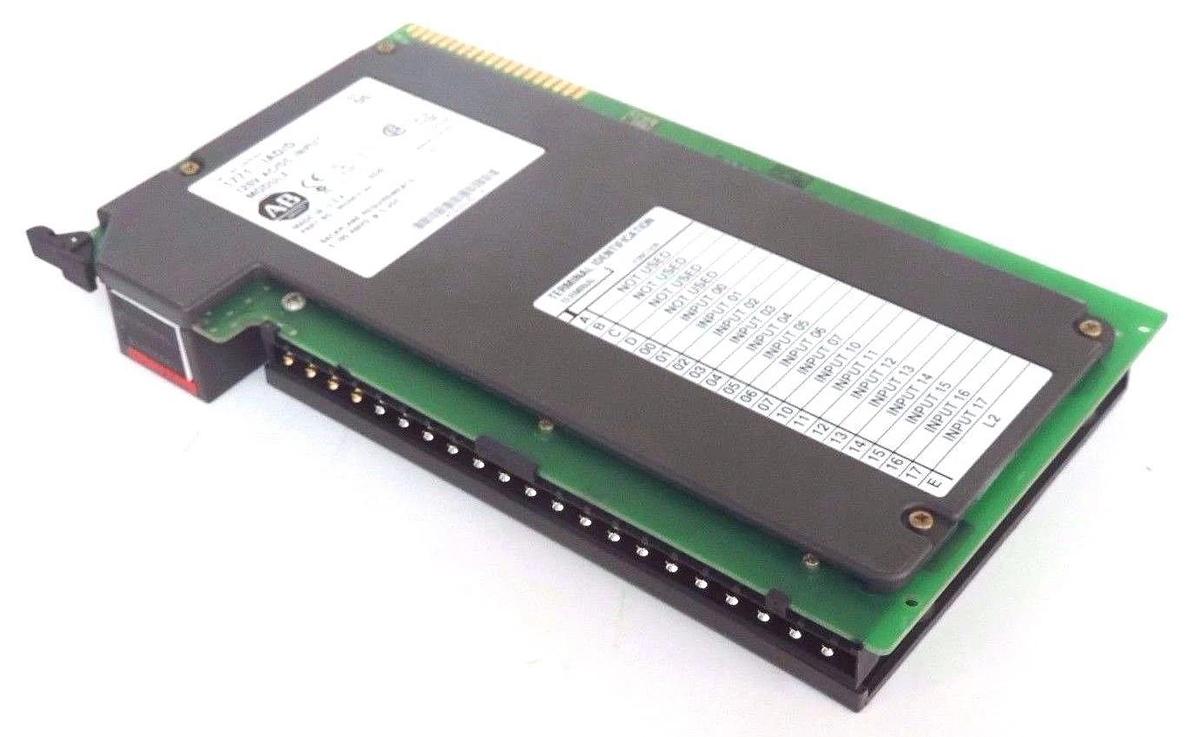Used ALLEN BRADLEY 1771-IAD/D 120V AC/DC INPUT MODULE P/N: 96220672 A01, REV. D01