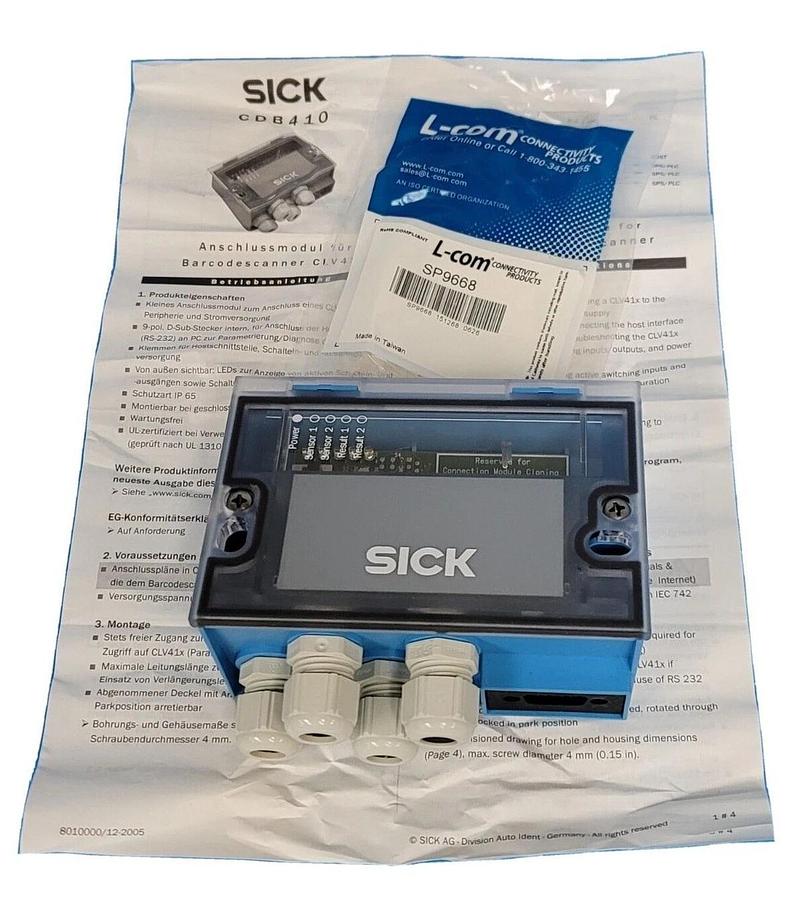 NEW SICK CDB410-001 CONNECTION MODULE 7027806 CDB410001
