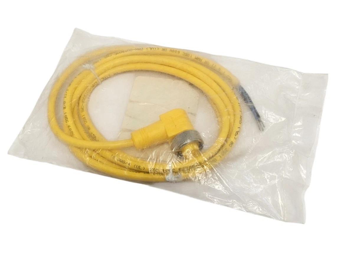 Used NEW TURCK WKM 40-2M ID NUMBER U2322-01 CORDSET 4-PIN 2M