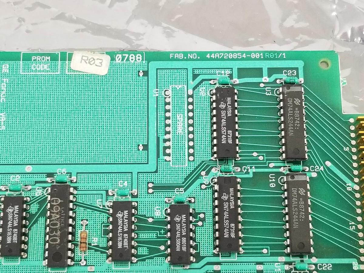 Used GE FANUC IC600CB524M ARITHMETIC CONTROL MODULE ASM. NO. 44A720733-G01