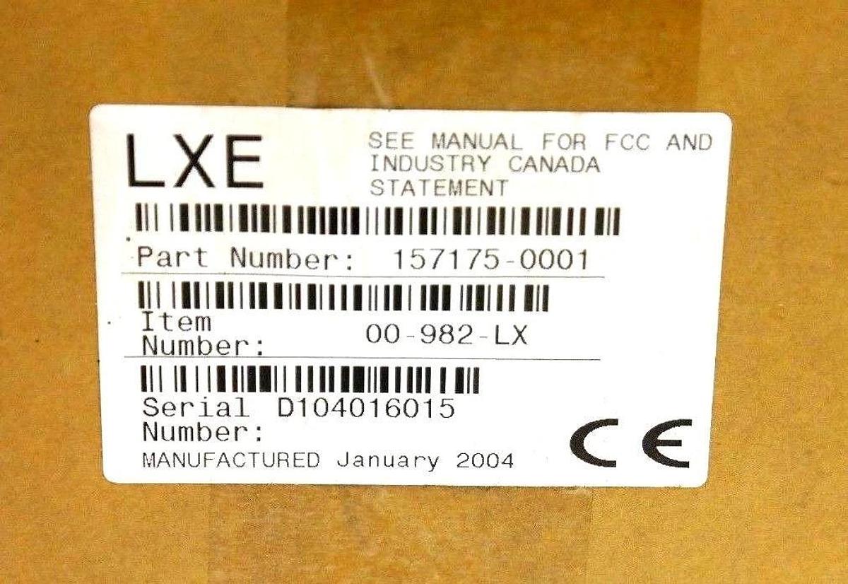 Used NIB LXE 157175-0001 SINGLE SLOT CHARGING DOCK FOR MX2 UNIT 1571750001 00-982-LX