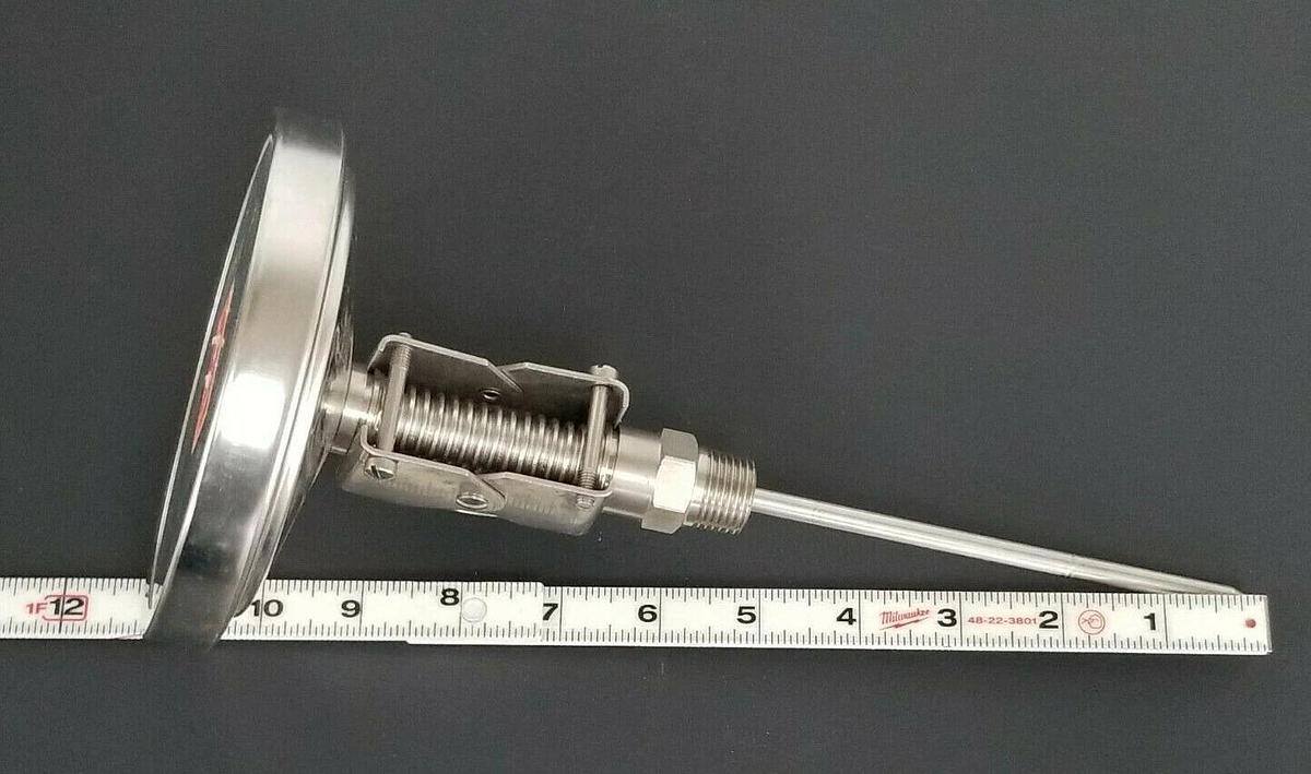 NEW TEL-TRU 7236040 THERMOMETER 0-250 DEG. F / -20-120 DEG. C