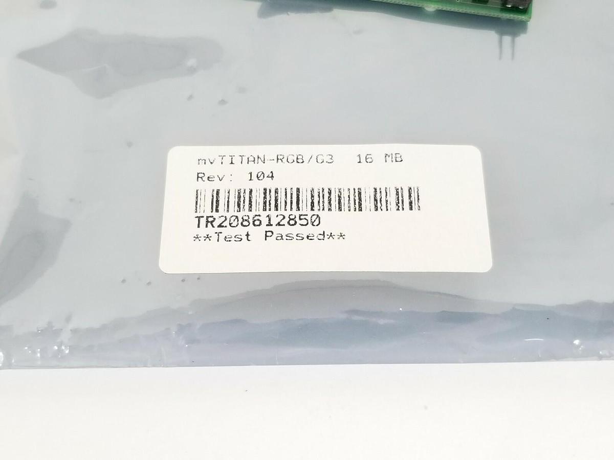 Used MATRIX VISION mvTITAN-RGB/G3 16 MB FRAME GRABBER BOARD REV: 1.04 B1527321