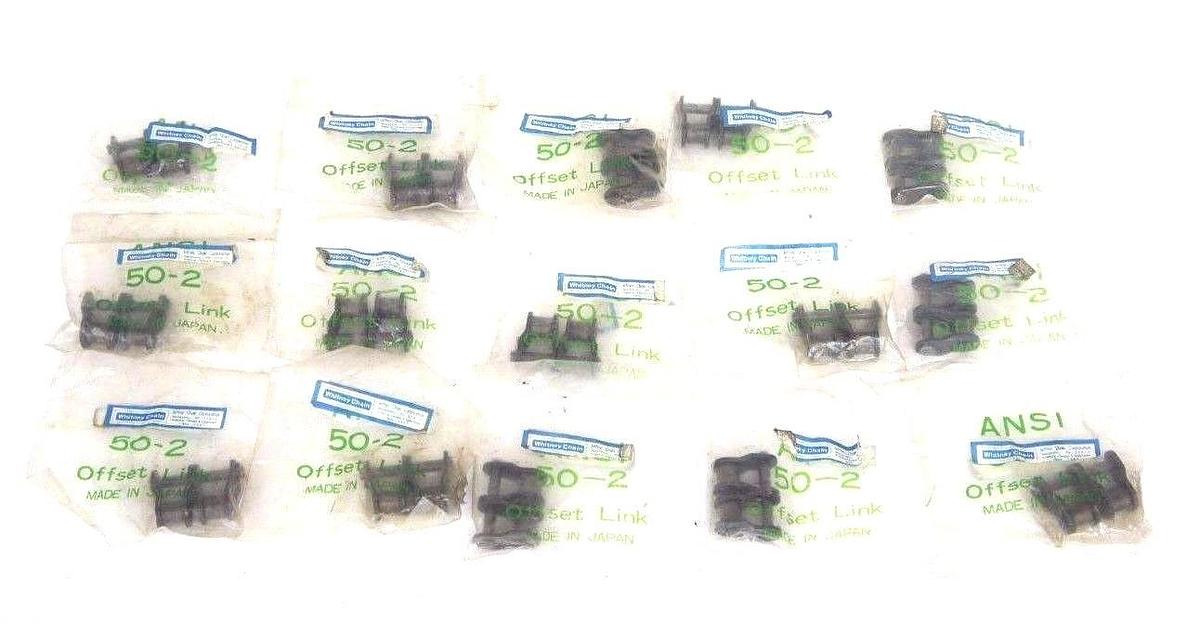 Used LOT OF 15 NEW WHITNEY CHAIN 50-2 OFFSET LINKS