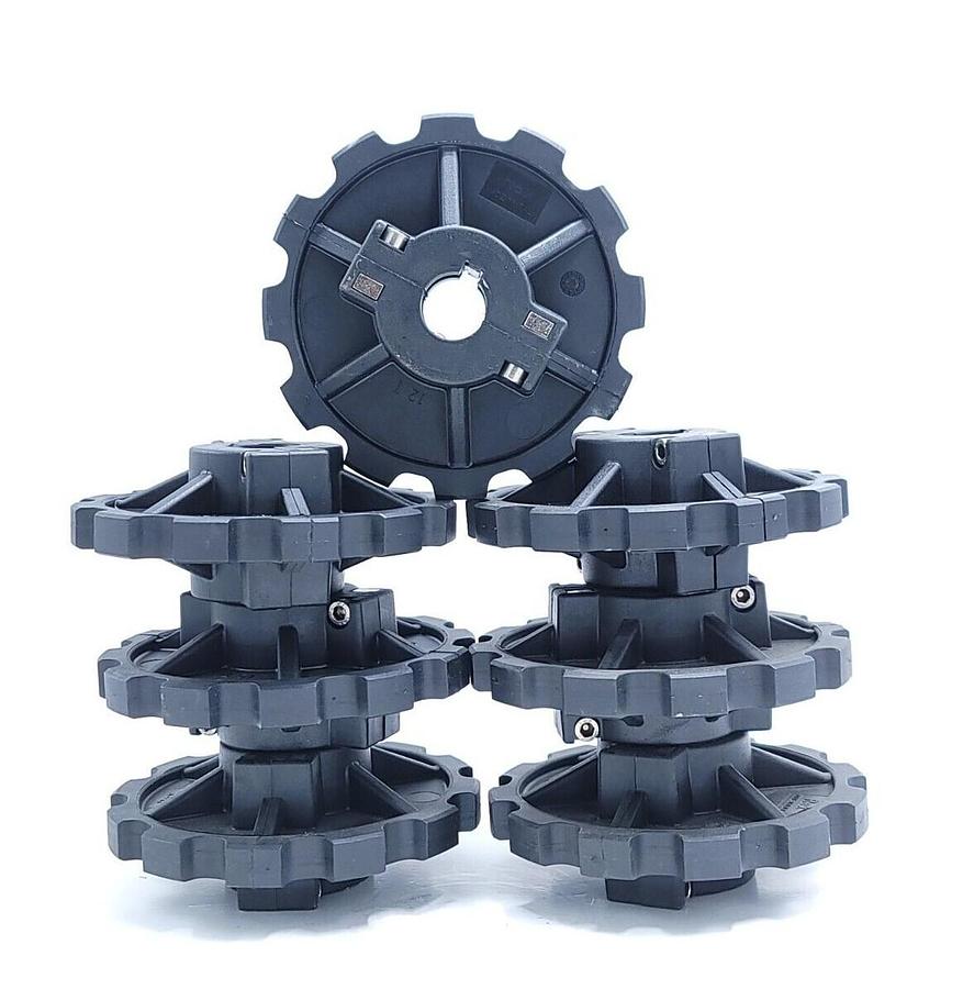 Used LOT OF 7 NEW REX 12T SINGLE ROW SPROCKETS