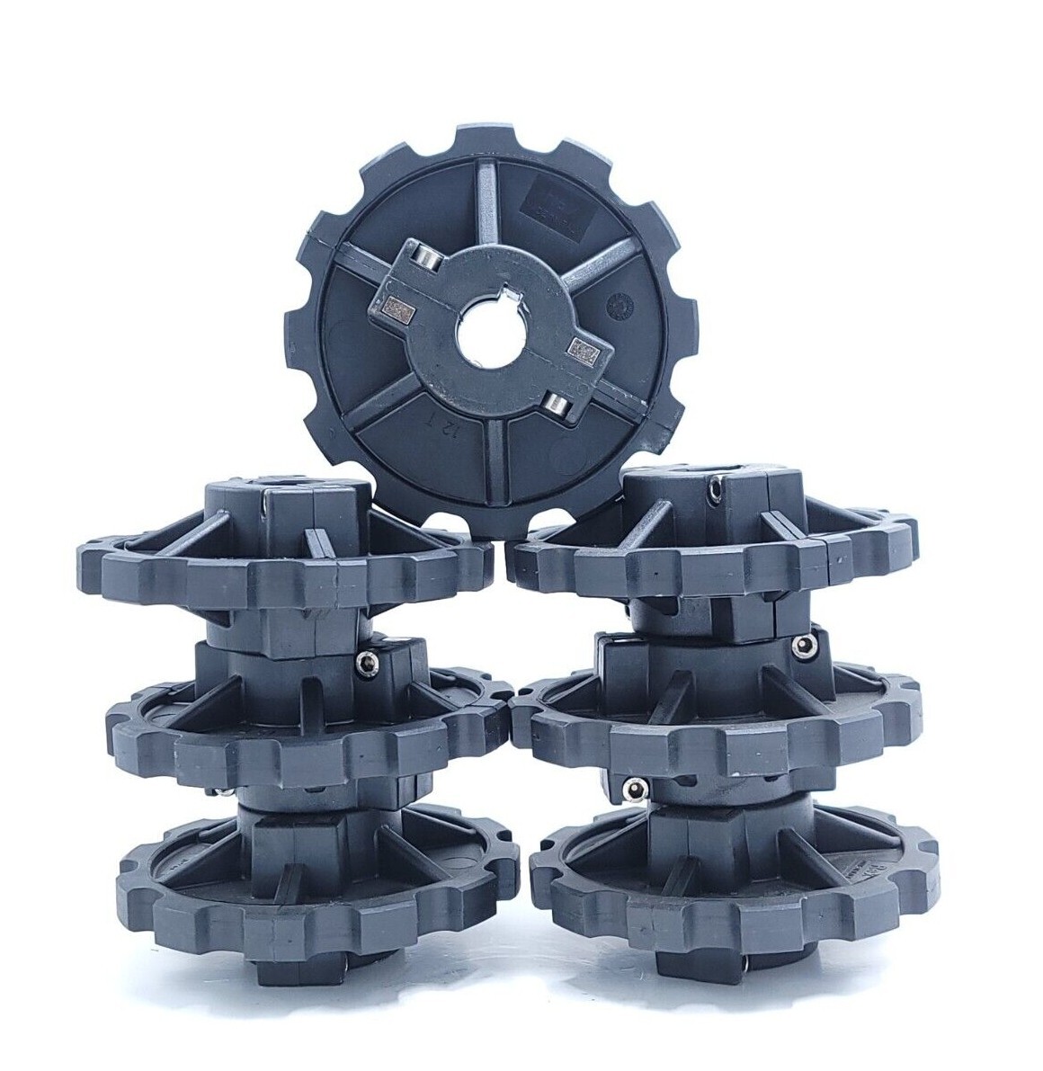 Used LOT OF 7 NEW REX 12T SINGLE ROW SPROCKETS