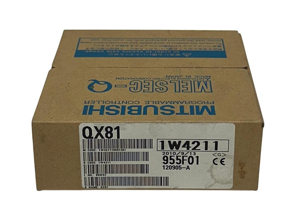 Used MITSUBISHI QX81 MELSEC-Q 32-PT DIGITAL INPUT MODULE 24VDC 4mA OEM NSFS