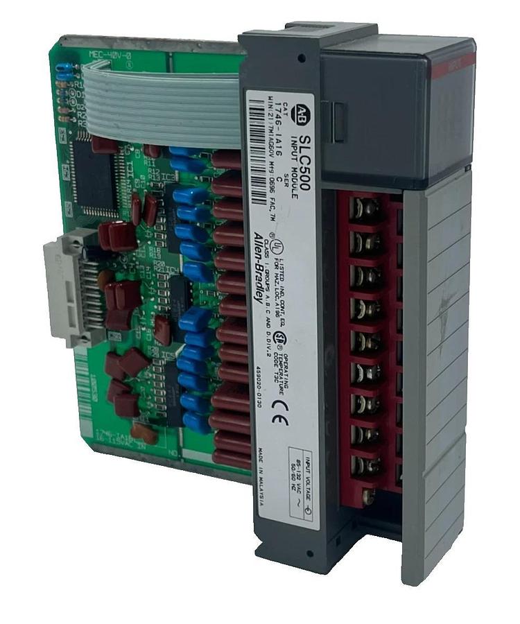 Used ALLEN BRADLEY 1746-IA16 SER C 16 Pt 120VAC Digital Input Module AB SLC 500