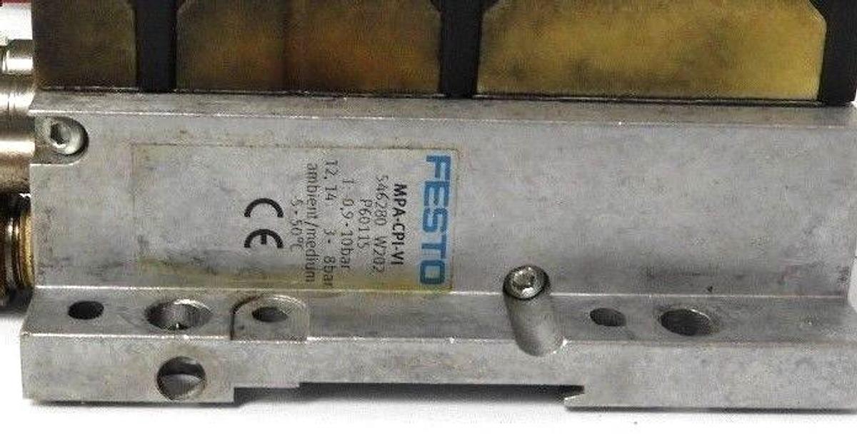 Used FESTO 537962, 537953, MPA-FB-SP-7/8-V-4POL, 537952, VMPA2-FB-EMG-4, MPA-CPI-VI
