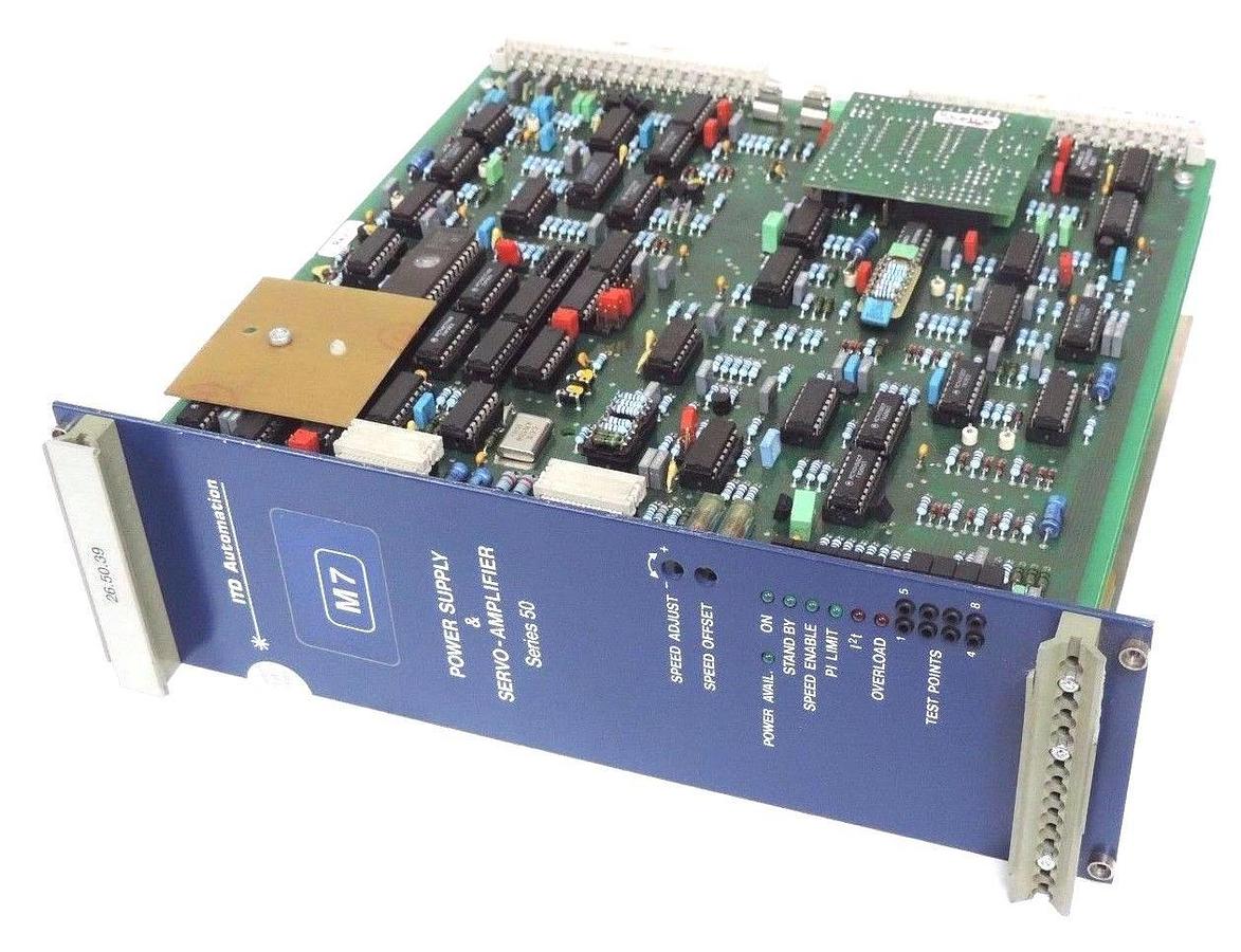 Used ITD AUTOMATION 026.50.39 POWER SUPPLY & SERVO AMPLIFIER 26.50.39, SERIES 50