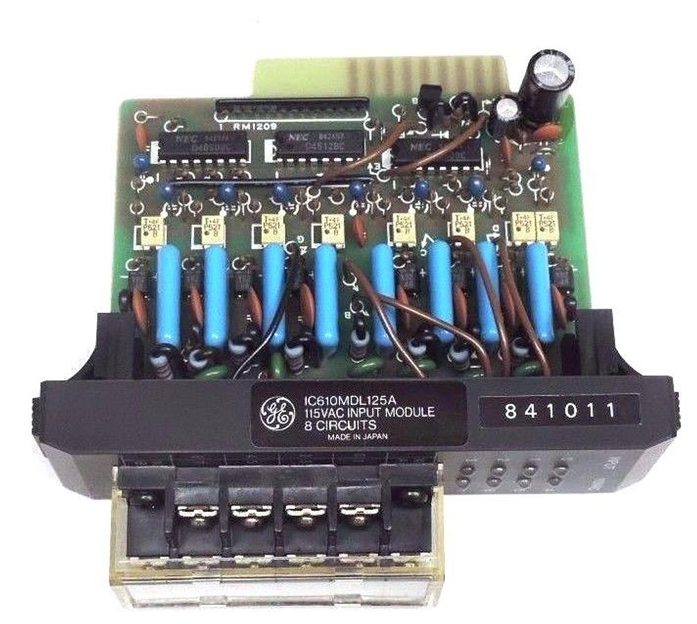 Used NIB GE FANUC IC610MDL125A INPUT MODULE 115VAC 8 CIRCUITS