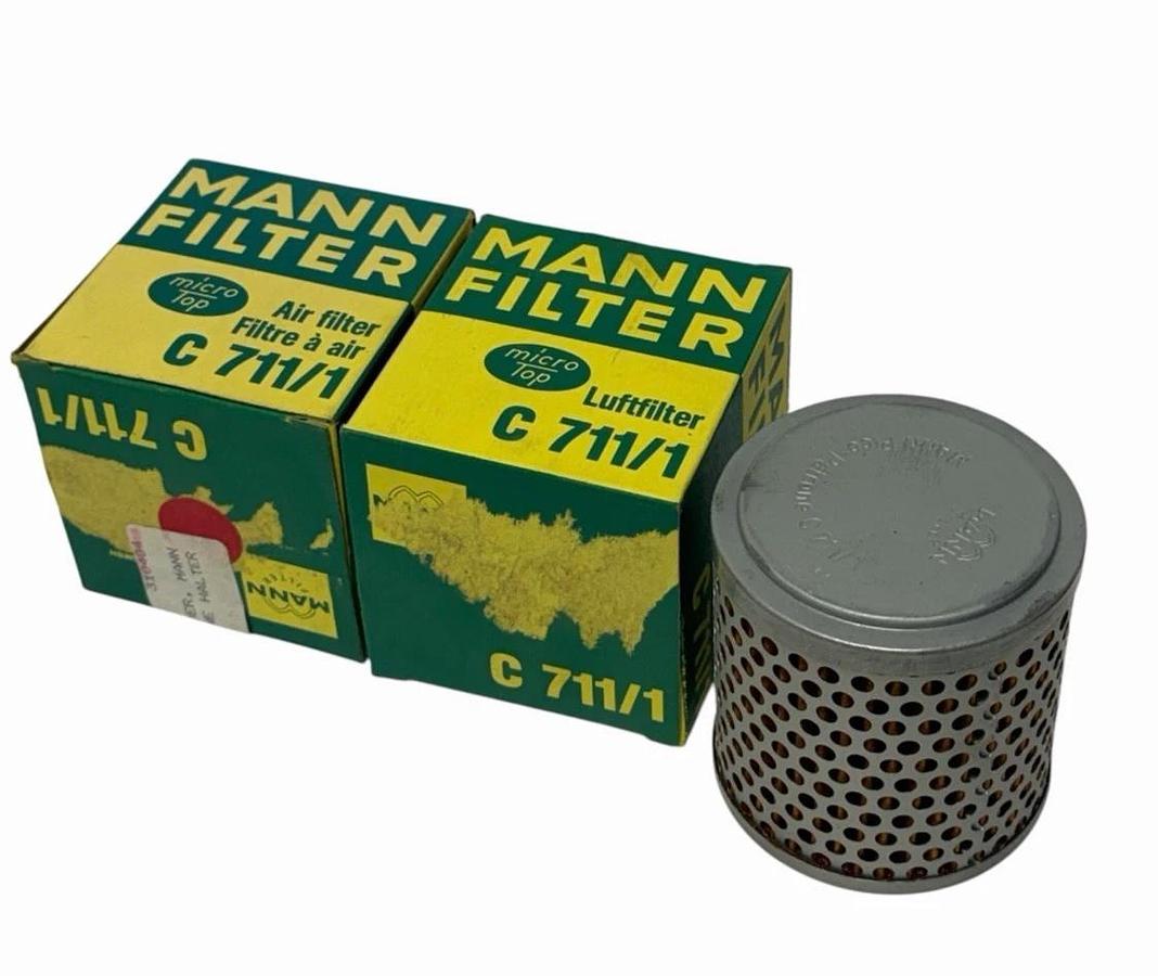 Used LOT OF 2 NIB MANN FILTER C 711/1 AIR FILTERS C711/1